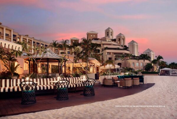 The Ritz-Carlton, Grand Cayman at sunset. Photo courtesy of The Ritz-Carlton, Grand Cayman.