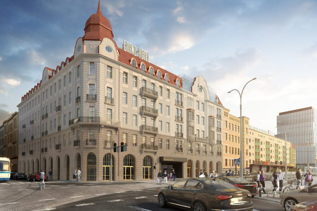 This is an image of the exterior of Mövenpick Wroclaw, Poland, one of the Premium properties Accor is opening in 2024. Image courtesy of Accor.