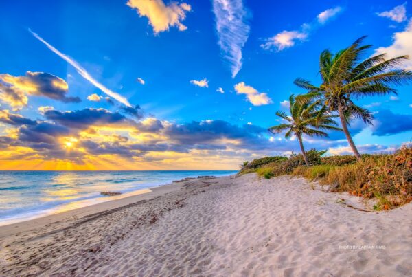 This is an image of the beach in Coral Cove Park , The Palm Beaches, Florida. Photo by Captain Kimo.