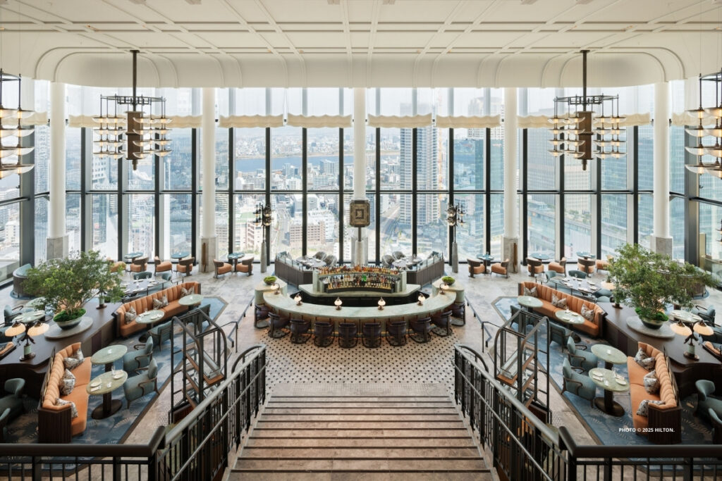 This is an image of Peacock Alley, Waldorf Astoria Osaka. Photo © 2025 Hilton.