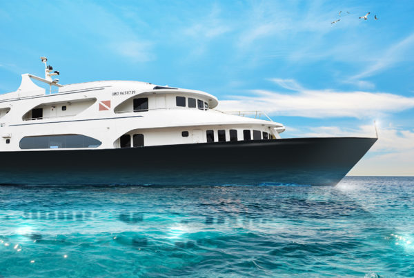 Image of Kontiki Expeditions' 128-foot luxury yacht courtesy of Kontiki Expeditions.