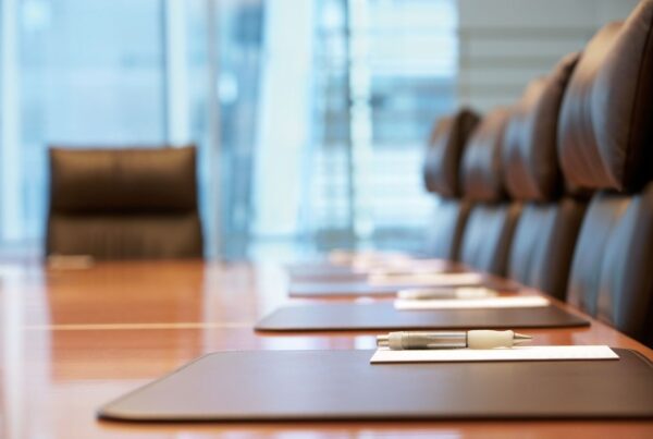 Events Industry Council announces 2022 Board of Directors. Image here shows empty boardroom table. Photo by DAPA Images | Canva.