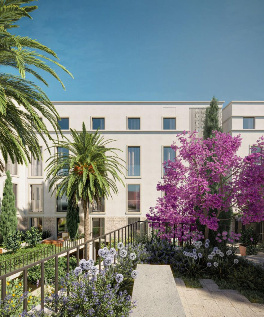 Cáceres will be home to Hilton's first property in Spain's Extremadura region. This image is a rendering of the exterior of the Palacio de Godoy Cáceres, Curio Collection by Hilton, which is slated to open in 2024. Rendering © 2023 Hilton.