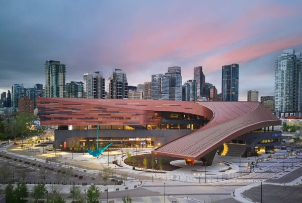 This is an image of the expansion of the BMO Centre at Stampede Park in Calgary, Alberta. It opened June 5, 2024.