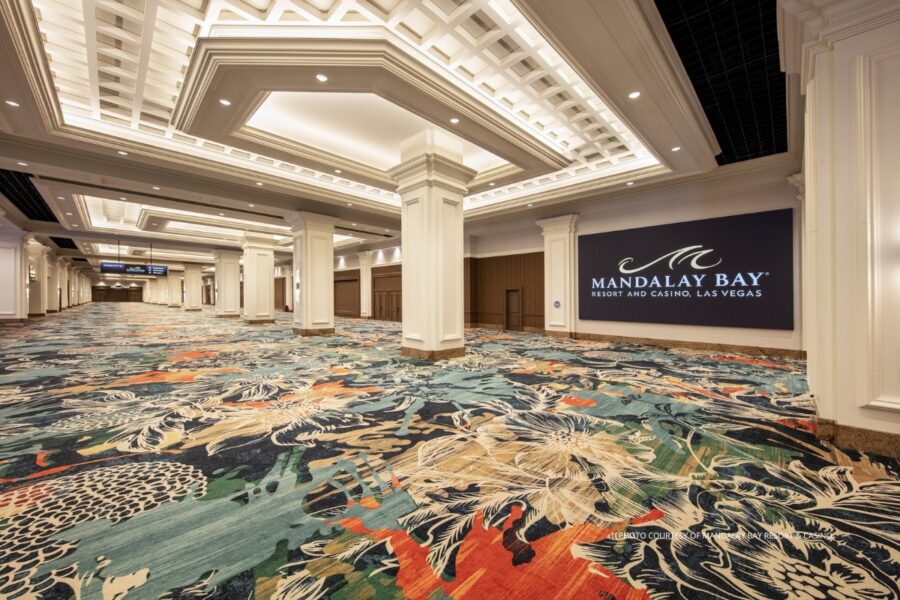 This is an image of the remodeled Bayside Foyer, Mandalay Bay Convention Center, Las Vegas. Photo courtesy of Mandalay Bay Resort & Casino.