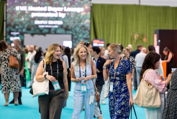 This image shows hosted buyers at AIME 2025 in Melbourne, Australia. Photo courtesy of AIME | Talk2 Media & Events.