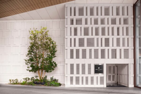 This is an image of the second floor entrance to JW Marriott Hotel Tokyo, which officially opened October 23, 2025. Photo courtesy of Marriott International.