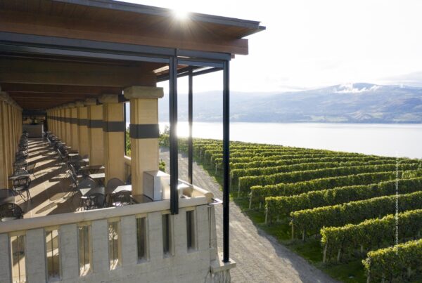 This is an image of the Terrace at Mission Hill Family Estate in Kelowna, British Columbia. Photo courtesy of tourismkelowna.com - Mission Hill Family Estate.